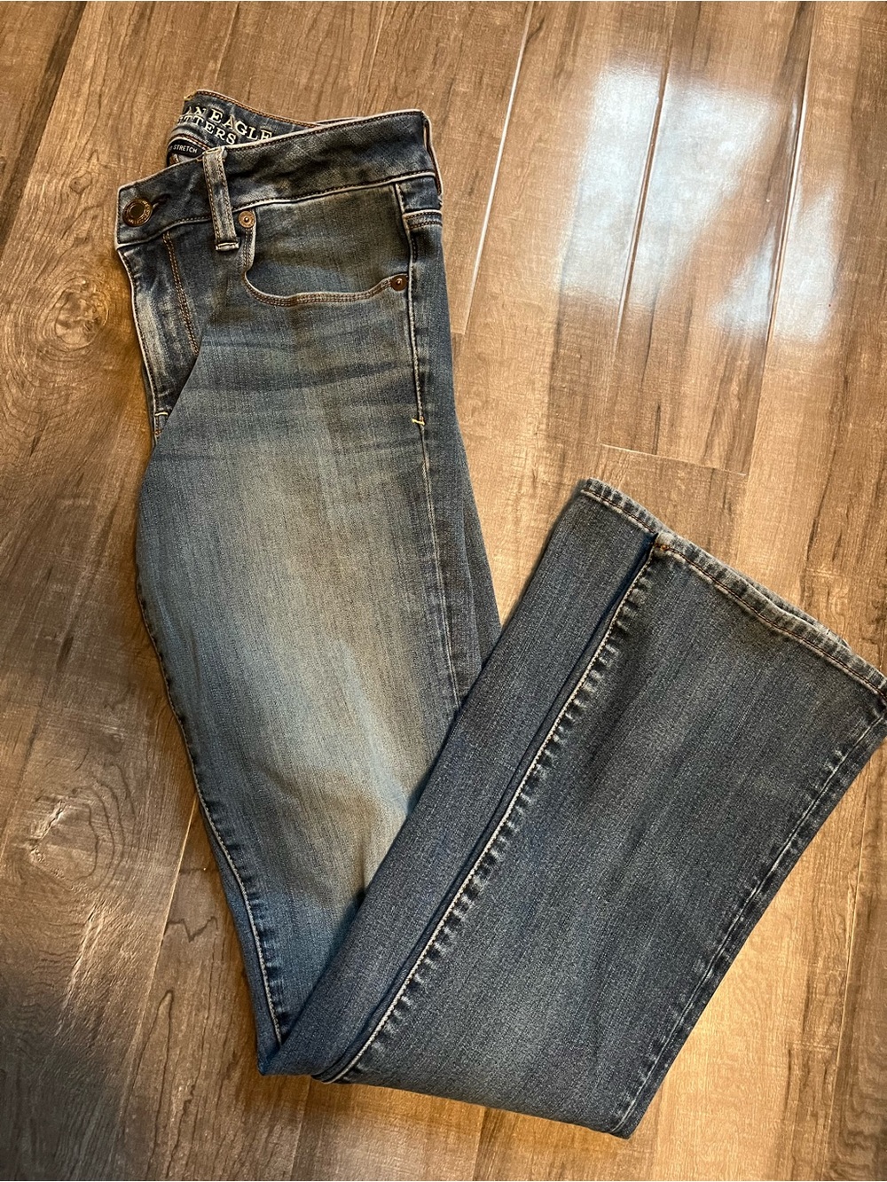 AEO skinny kick super stretch jeans
